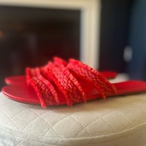 Rothy’s Fringed Sandals